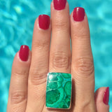 Azurite Malachite Ring