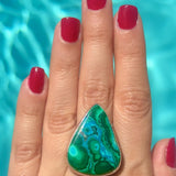 Azurite Malachite Ring