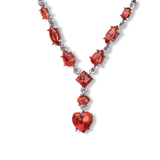 Amber Heart Necklace