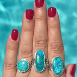 Shattuckite Turquoise Ring