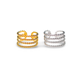Twist Quad Ear Cuff