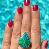 Azurite Malachite Ring