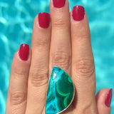 Azurite Malachite Ring
