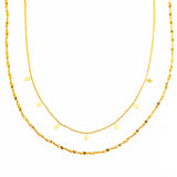 Double Layer Glitter Necklace - Waterproof