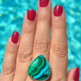 Azurite Malachite Ring