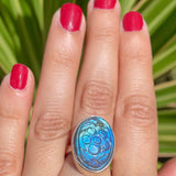Carved Labradorite Ring