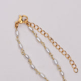 Filigree Gardenia Pearl Necklace