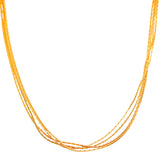 Multi Strand Choker Necklace - Waterproof