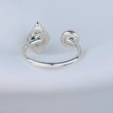 Abalone Geo Ring - size 5-6