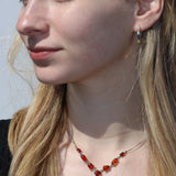Amber Heart Necklace