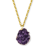 Amethyst Cluster Necklace #2