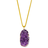 Amethyst Cluster Necklace #3