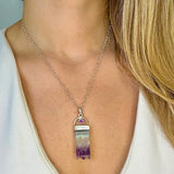 Amethyst Treasure Necklace - large