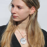 Zinnia Carved Pearl Necklace