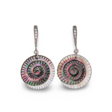 Carved Spiral Earrings