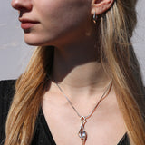 Clear Quartz Sculpture Necklace