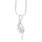 Clear Quartz Sculpture Necklace