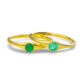 Colombian Emerald Gold Ring