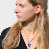 I Love Space Heart Necklace