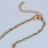 Enamel Cloisonné Star Medallion Necklace - Black