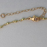 Moonstone Wire wrapped Necklace - Gold