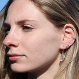 Marquise Crystal Ear Huggies