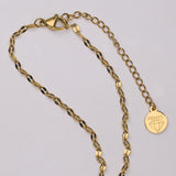 Crystal Teardrop Bloom Necklace