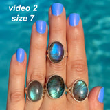 Labradorite Bauble Ring