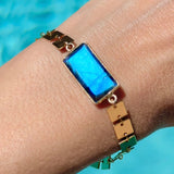 Labradorite Baguette Bracelet