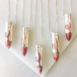 Jasper Lipstick Necklace
