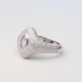 Crystal Signet Evil Eye Ring