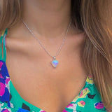Flashy Moonstone Necklace