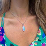 Flashy Moonstone Necklace