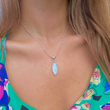 Flashy Moonstone Necklace