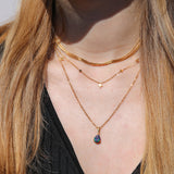 Mini Peacock Mystic Topaz Stunner Necklace