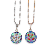 Mosaic Medallion Necklace - Small