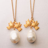 Love Birds Pearl Necklace