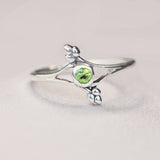 Peridot Vine Ring