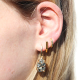 Pyrite Teardrop Earrings