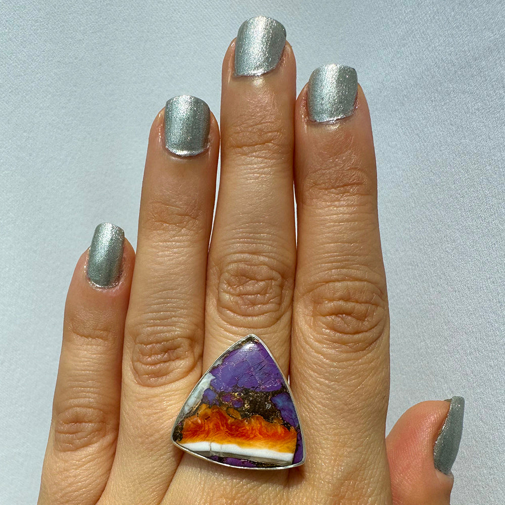 Purple Oyster Ring