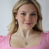 Quartz Dainty Stunner Necklace - Silver