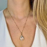 Quartz Dainty Stunner Necklace - Gold