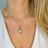 Quartz Dainty Stunner Necklace - Silver
