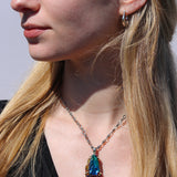 Rainbow Rock Crystal Necklace