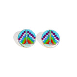 Rainbow Inlay Studs