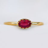 Crowned Ruby Ring