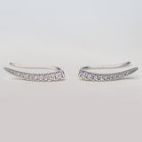 Mini Crystal Line Climber Set- Silver