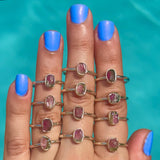 Tiny Watermelon Tourmaline Ring
