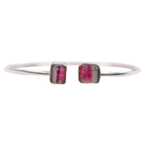 Watermelon Tourmaline Flex Bracelet