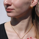 Turquoise + Topaz Inlay Necklace